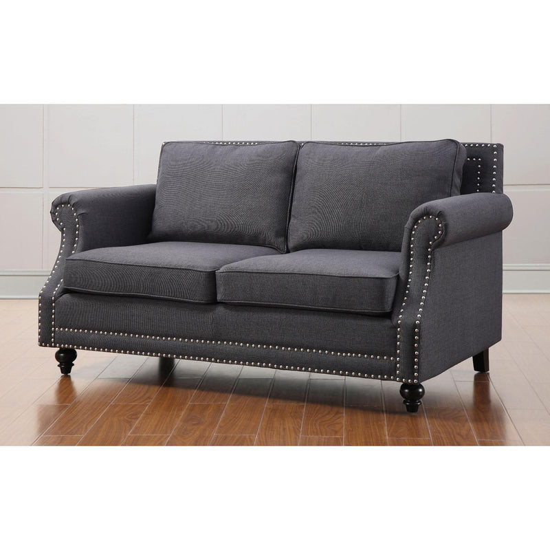 TOV Furniture Camden Stationary Fabric Loveseat TOV-63801-2-Grey IMAGE 6