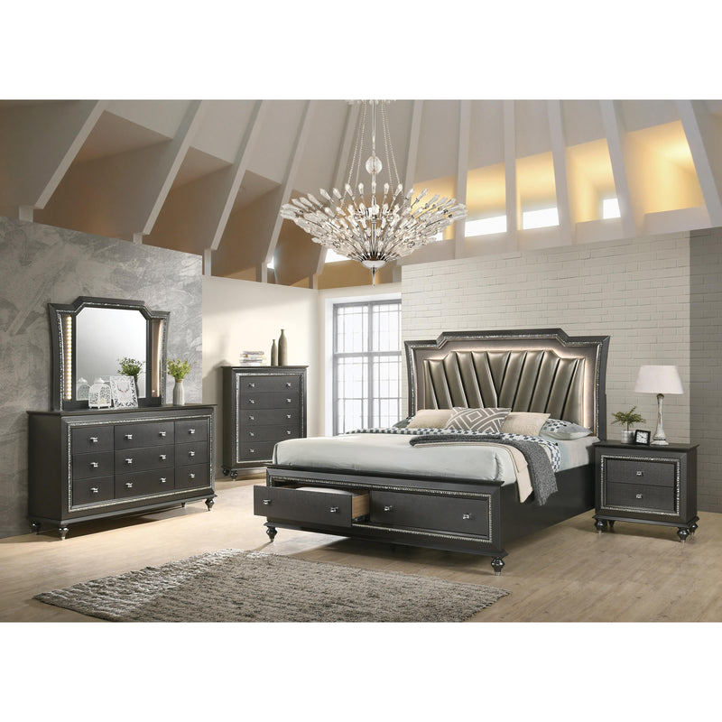 Acme Furniture Kaitlyn Queen Panel Bed with Storage 27280Q IMAGE 3
