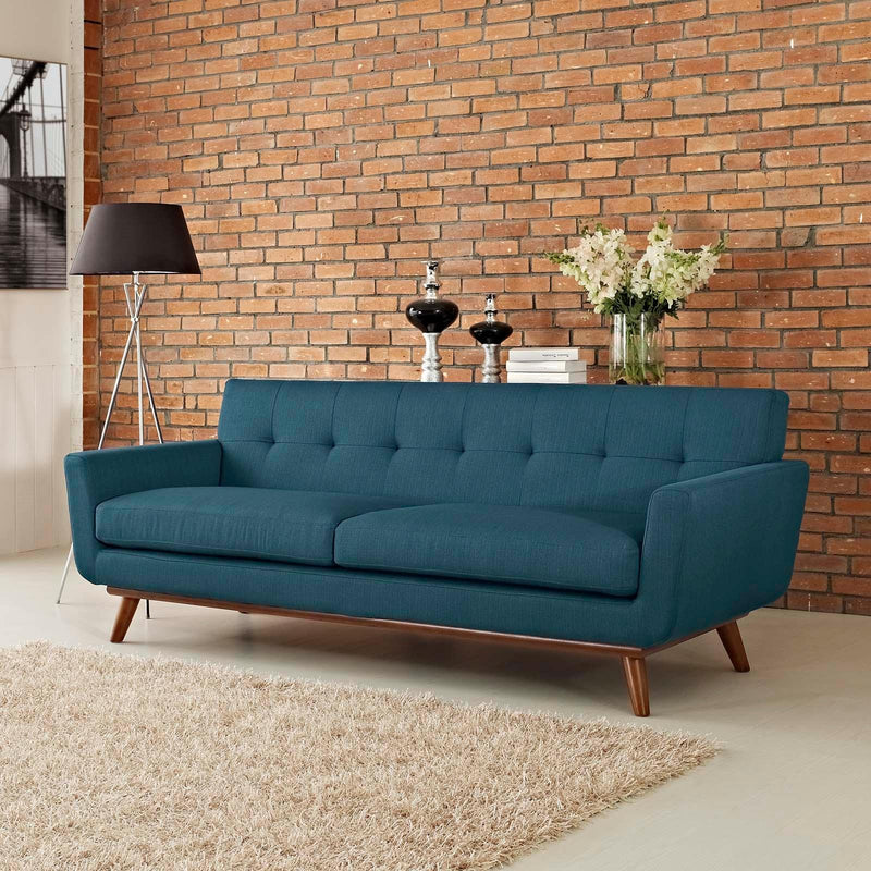 Modway Furniture Engage Stationary Fabric Sofa EEI-1180-AZU IMAGE 4