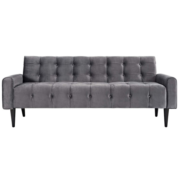 Modway Furniture Delve Stationary Fabric Sofa EEI-2456-GRY IMAGE 1