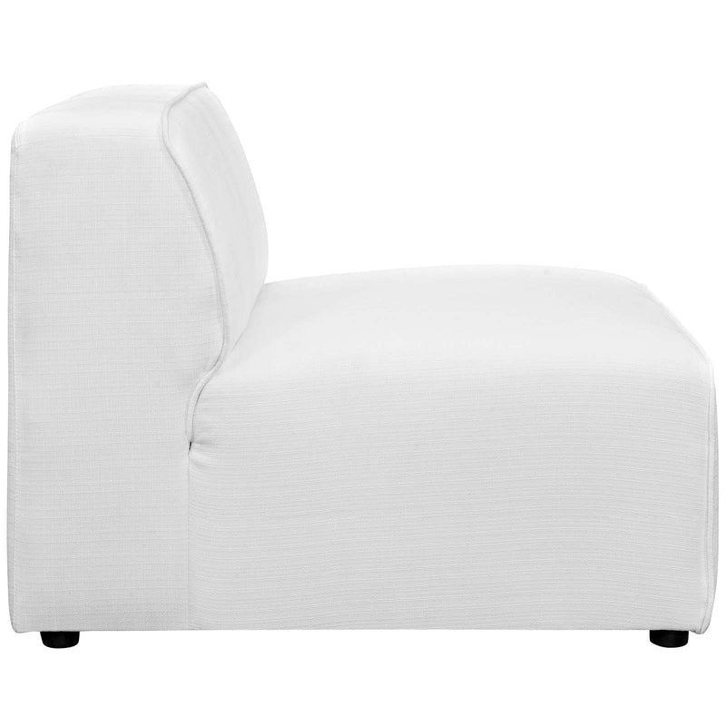 Modway Furniture Mingle Stationary Fabric Sofa EEI-2724-WHI IMAGE 2