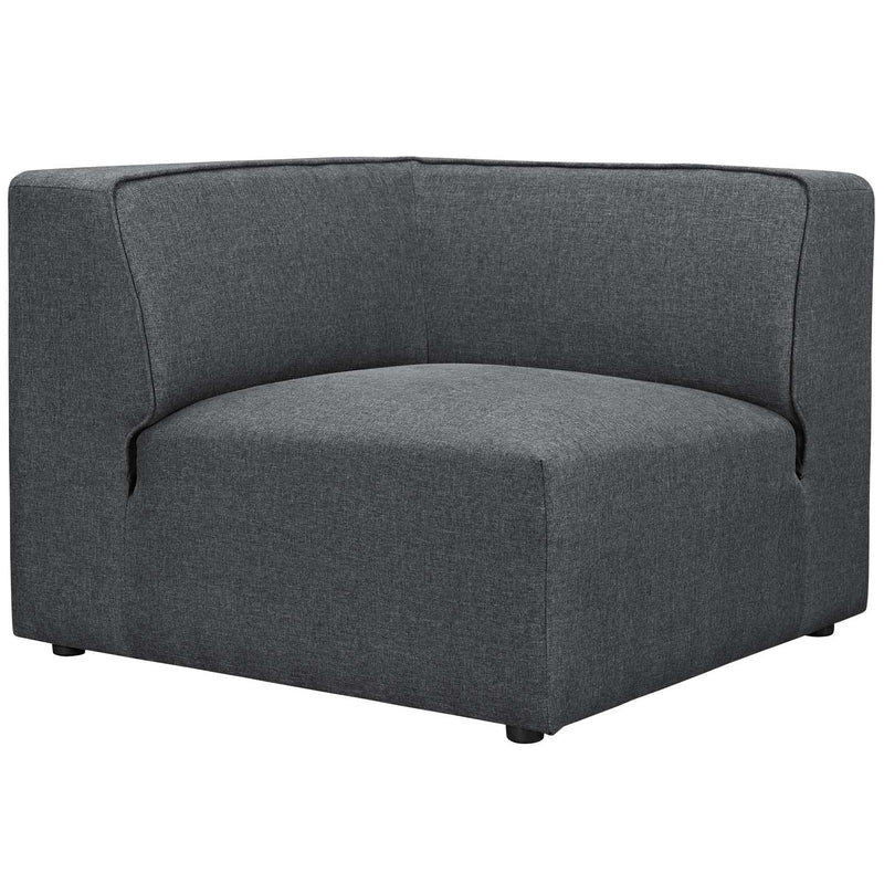 Modway Furniture Mingle Stationary Fabric Sofa EEI-2728-GRY IMAGE 1