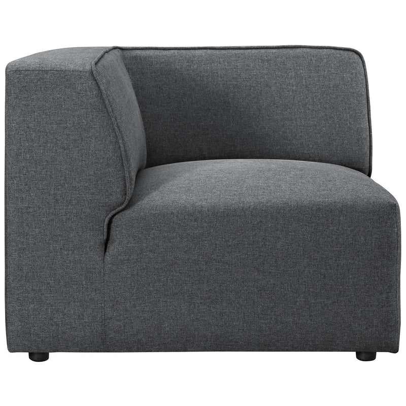 Modway Furniture Mingle Stationary Fabric Sofa EEI-2728-GRY IMAGE 2