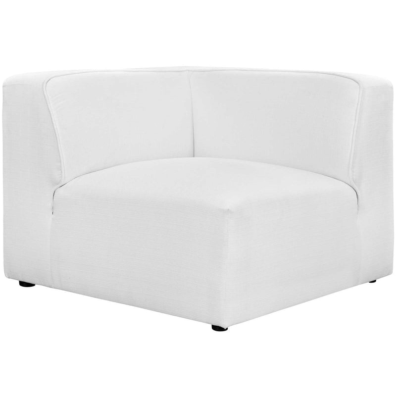 Modway Furniture Mingle Stationary Fabric Sofa EEI-2728-WHI IMAGE 1