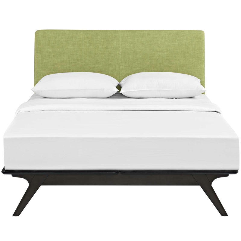 Modway Furniture Tracy Queen Upholstered Bed MOD-5238-CAP-GRN IMAGE 1