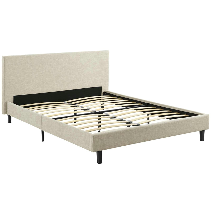 Modway Furniture Anya Full Upholstered Platform Bed MOD-5418-BEI IMAGE 4