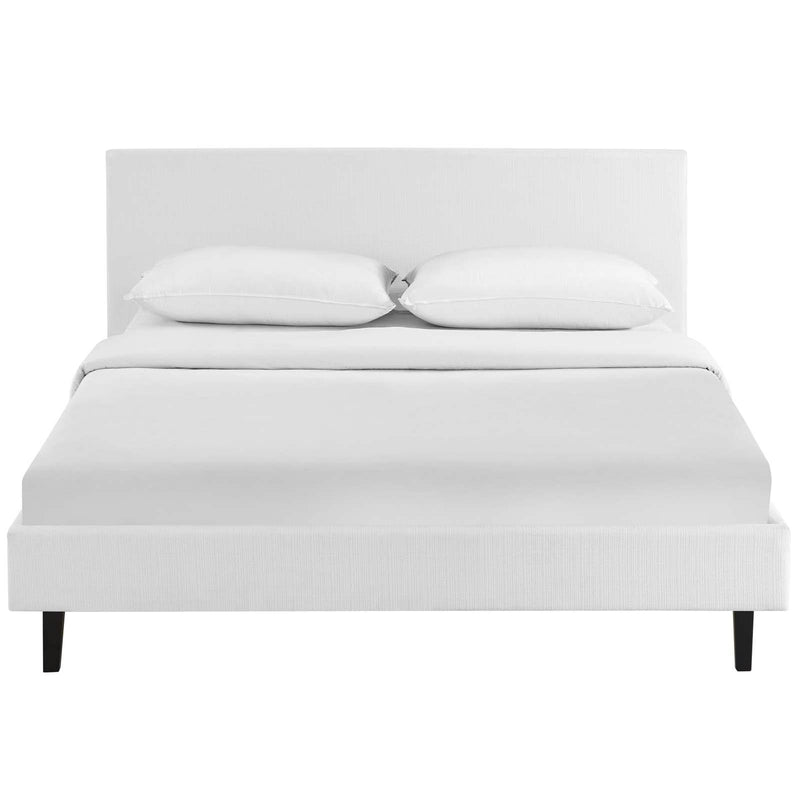 Modway Furniture Anya Full Upholstered Platform Bed MOD-5418-WHI IMAGE 1