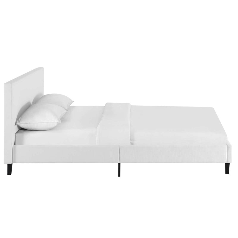 Modway Furniture Anya Full Upholstered Platform Bed MOD-5418-WHI IMAGE 3