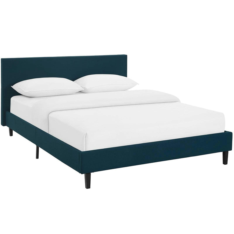 Modway Furniture Anya Queen Upholstered Platform Bed MOD-5420-AZU IMAGE 2