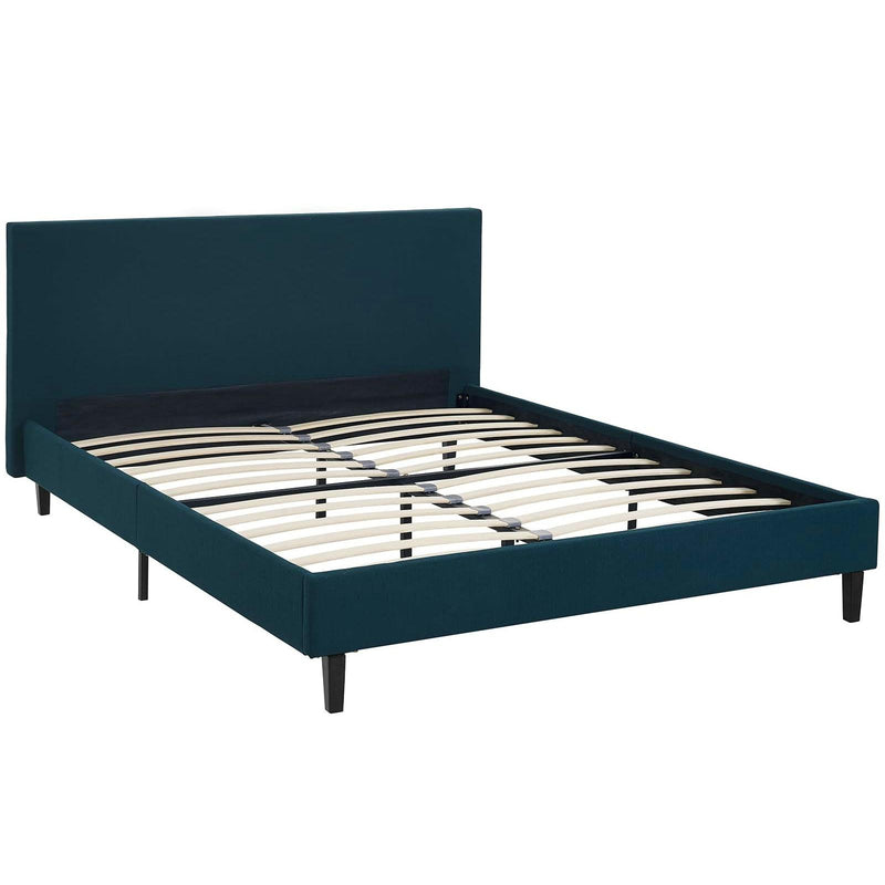 Modway Furniture Anya Queen Upholstered Platform Bed MOD-5420-AZU IMAGE 4