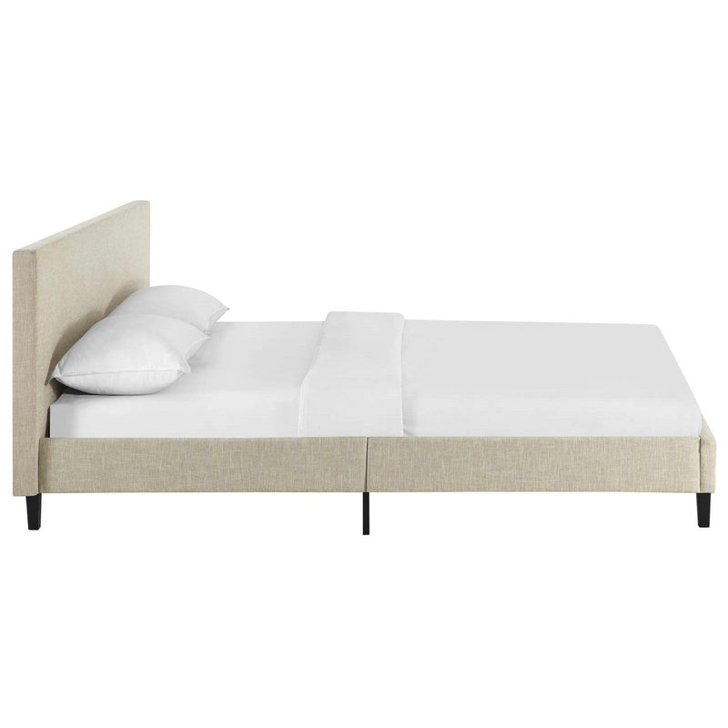 Modway Furniture Anya Queen Upholstered Platform Bed MOD-5420-BEI IMAGE 3