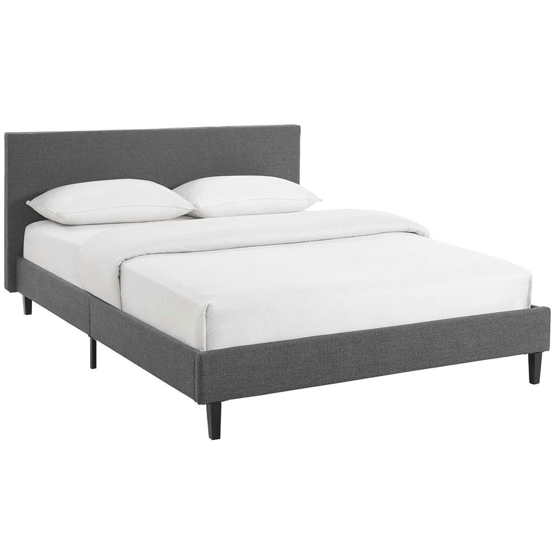 Modway Furniture Anya Queen Upholstered Platform Bed MOD-5420-GRY IMAGE 2