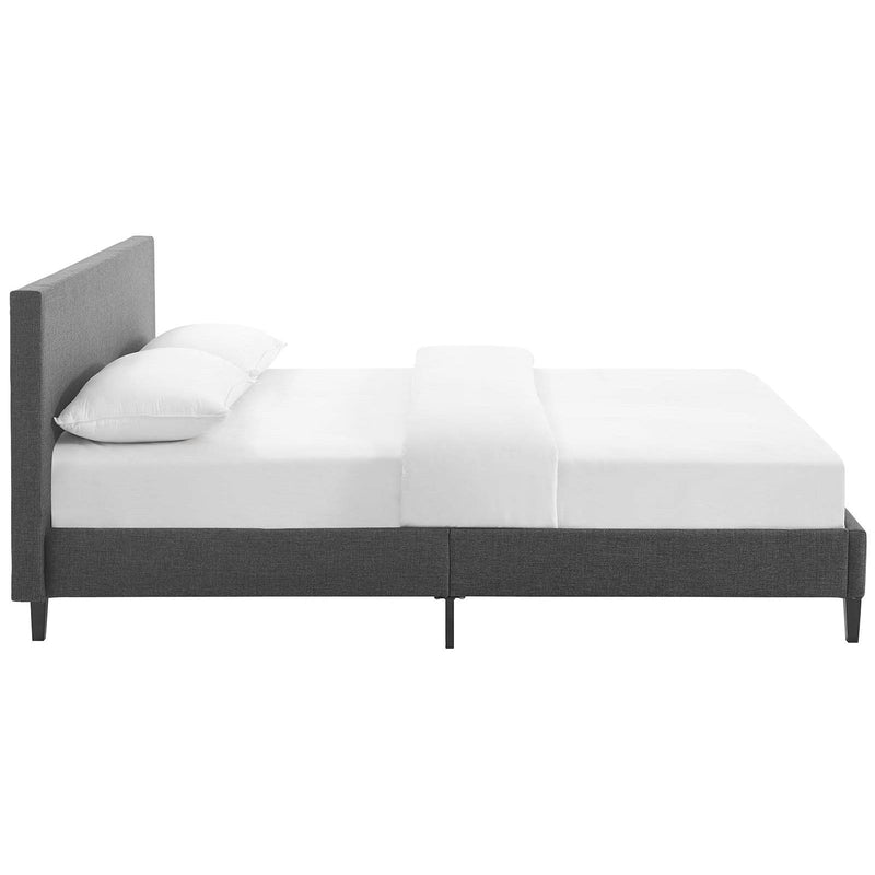 Modway Furniture Anya Queen Upholstered Platform Bed MOD-5420-GRY IMAGE 3