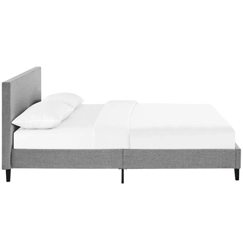 Modway Furniture Anya Queen Upholstered Platform Bed MOD-5420-LGR IMAGE 3