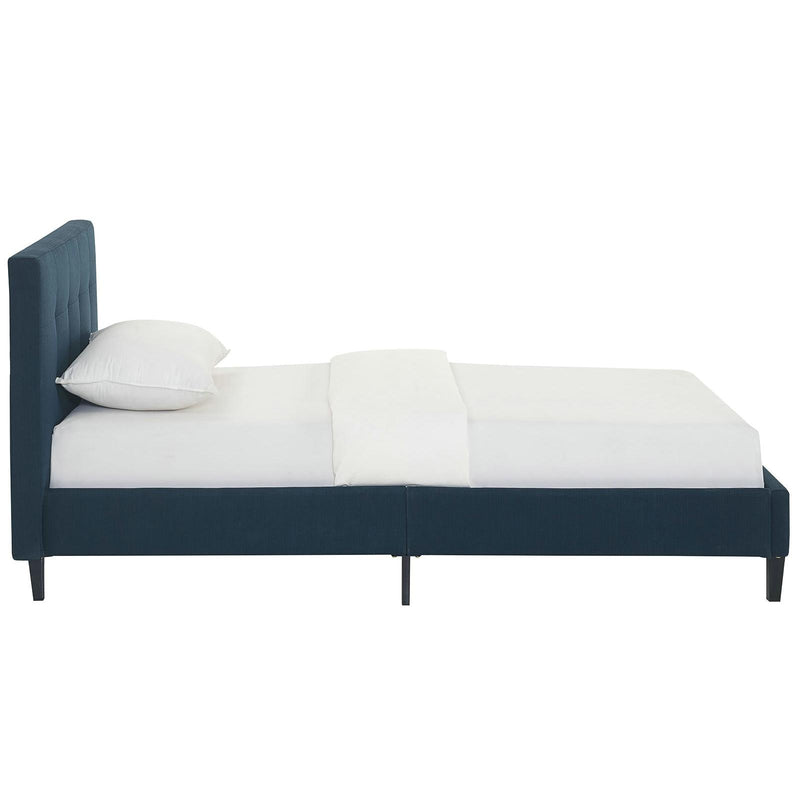 Modway Furniture Linnea Twin Upholstered Platform Bed MOD-5422-AZU IMAGE 3