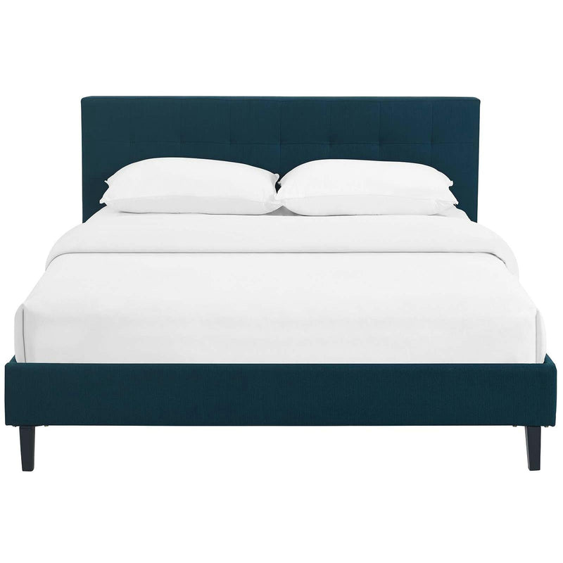 Modway Furniture Linnea Full Upholstered Platform Bed MOD-5424-AZU IMAGE 1