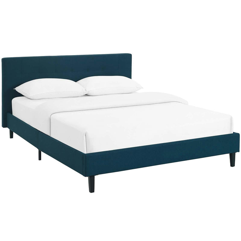 Modway Furniture Linnea Full Upholstered Platform Bed MOD-5424-AZU IMAGE 2