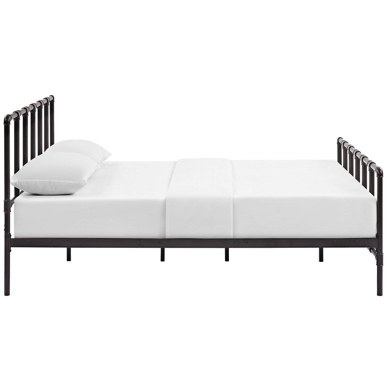 Modway Furniture Dower Queen Platform Bed MOD-5437-BRN IMAGE 3