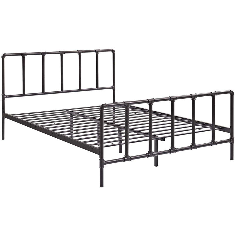 Modway Furniture Dower Queen Platform Bed MOD-5437-BRN IMAGE 4