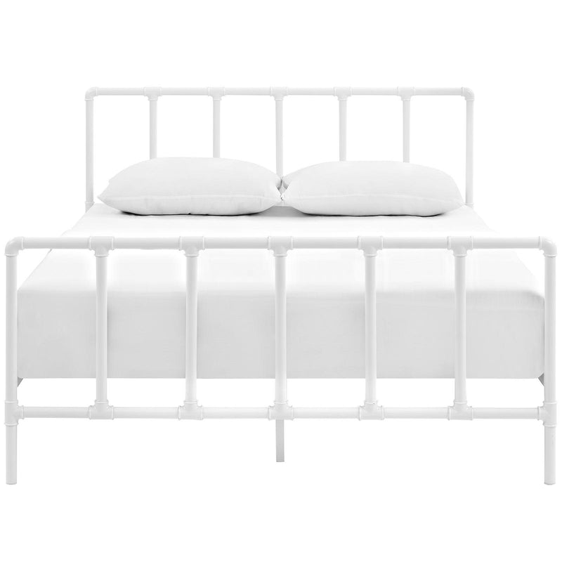 Modway Furniture Dower Queen Platform Bed MOD-5437-WHI IMAGE 1