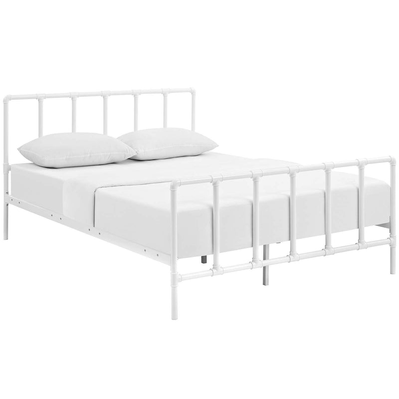 Modway Furniture Dower Queen Platform Bed MOD-5437-WHI IMAGE 2