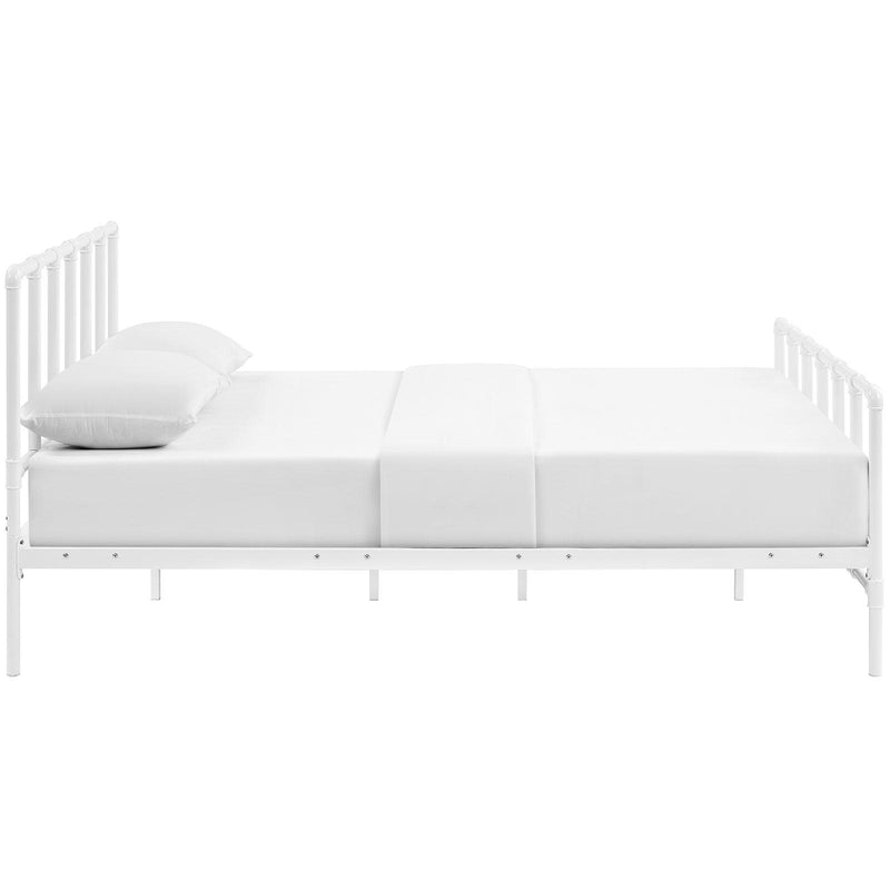 Modway Furniture Dower Queen Platform Bed MOD-5437-WHI IMAGE 3