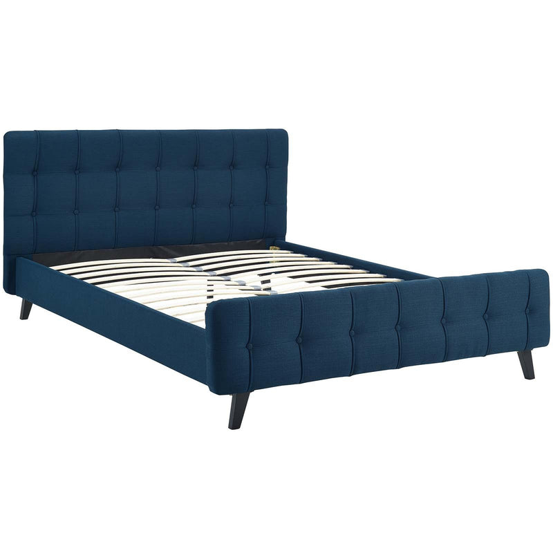 Modway Furniture Ophelia Queen Fabric Platform Bed MOD-5465-AZU IMAGE 4