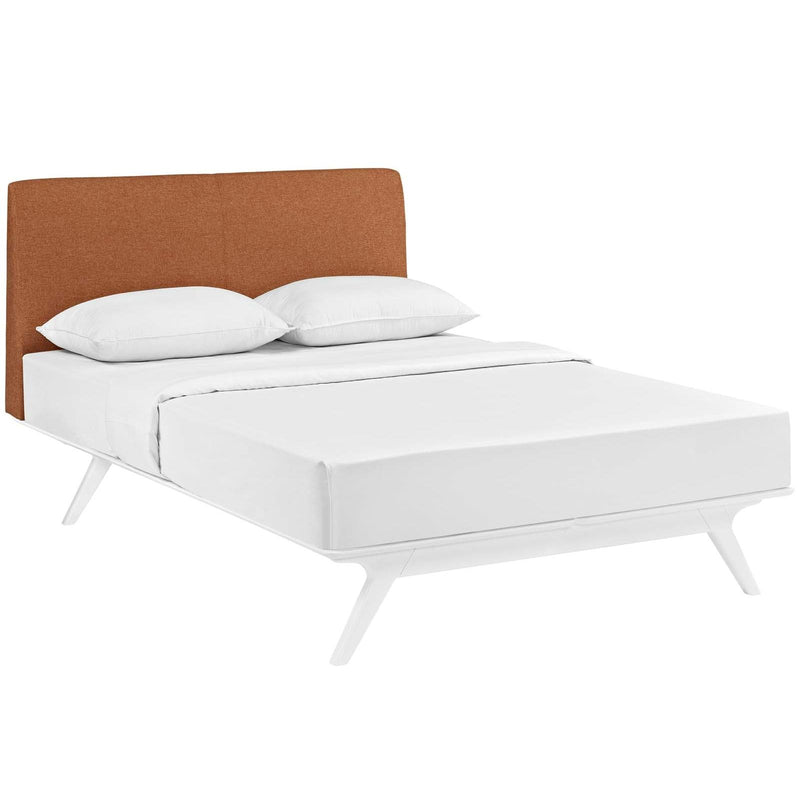 Modway Furniture Tracy Queen Upholstered Bed MOD-5766-WHI-ORA IMAGE 2