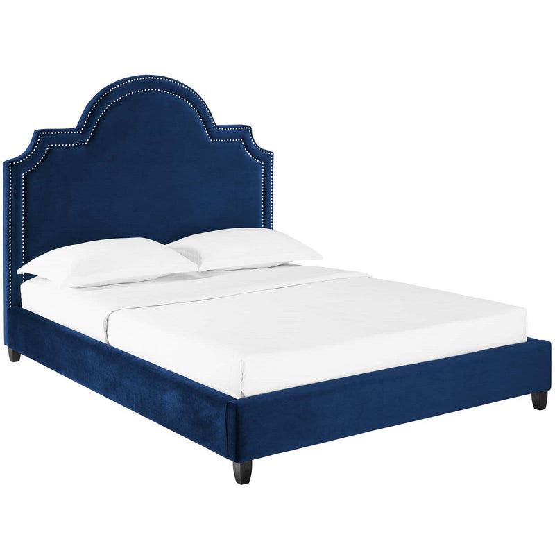 Modway Furniture Primrose Queen Fabric Platform Bed MOD-5812-NAV IMAGE 2