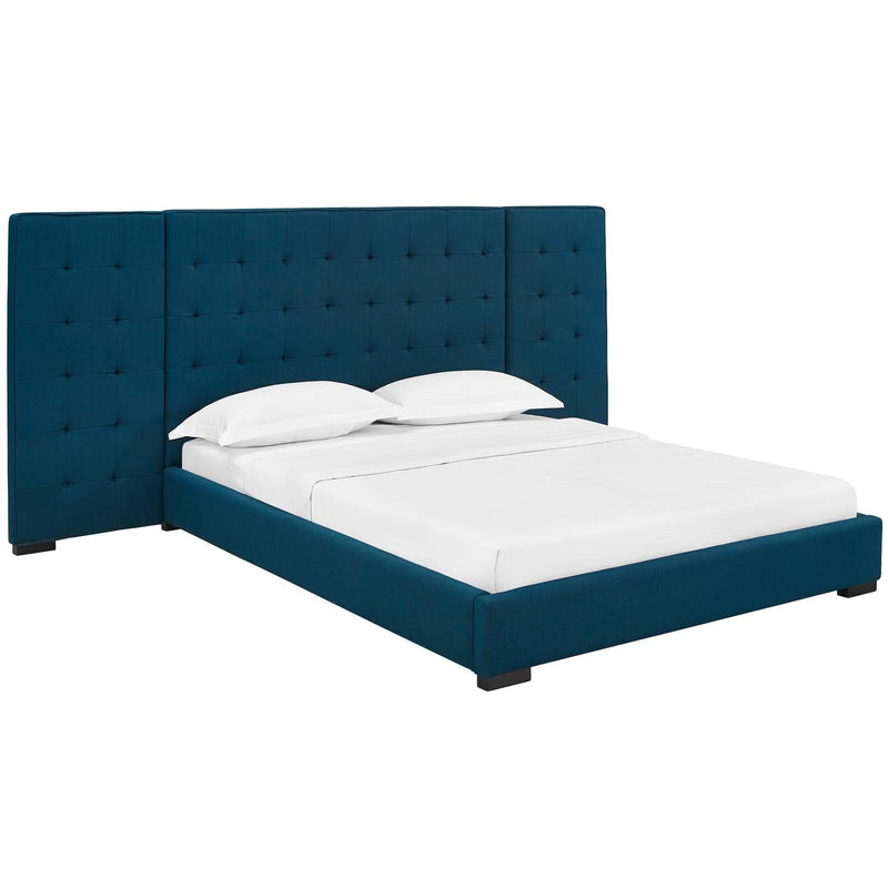 Modway Furniture Sierra Queen Fabric Platform Bed MOD-5818-AZU IMAGE 2