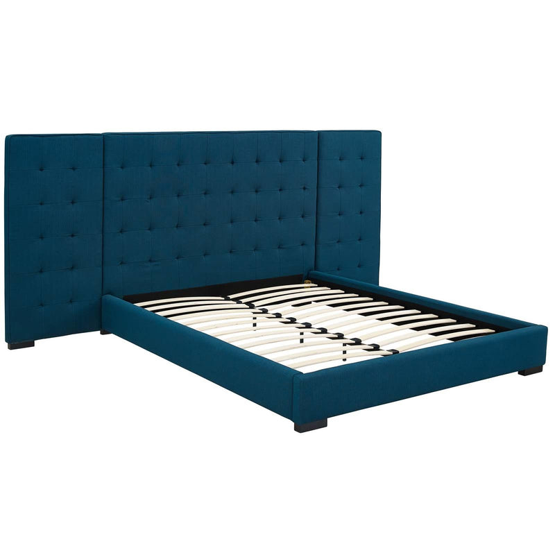 Modway Furniture Sierra Queen Fabric Platform Bed MOD-5818-AZU IMAGE 4