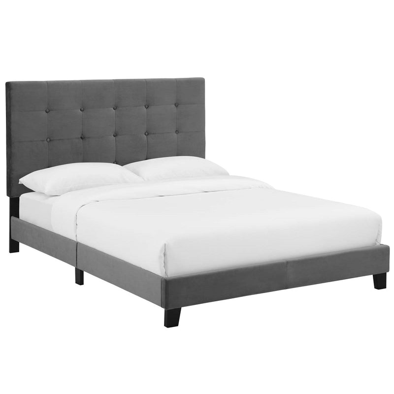 Modway Furniture Melanie Full Fabric Platform Bed MOD-5819-GRY IMAGE 2