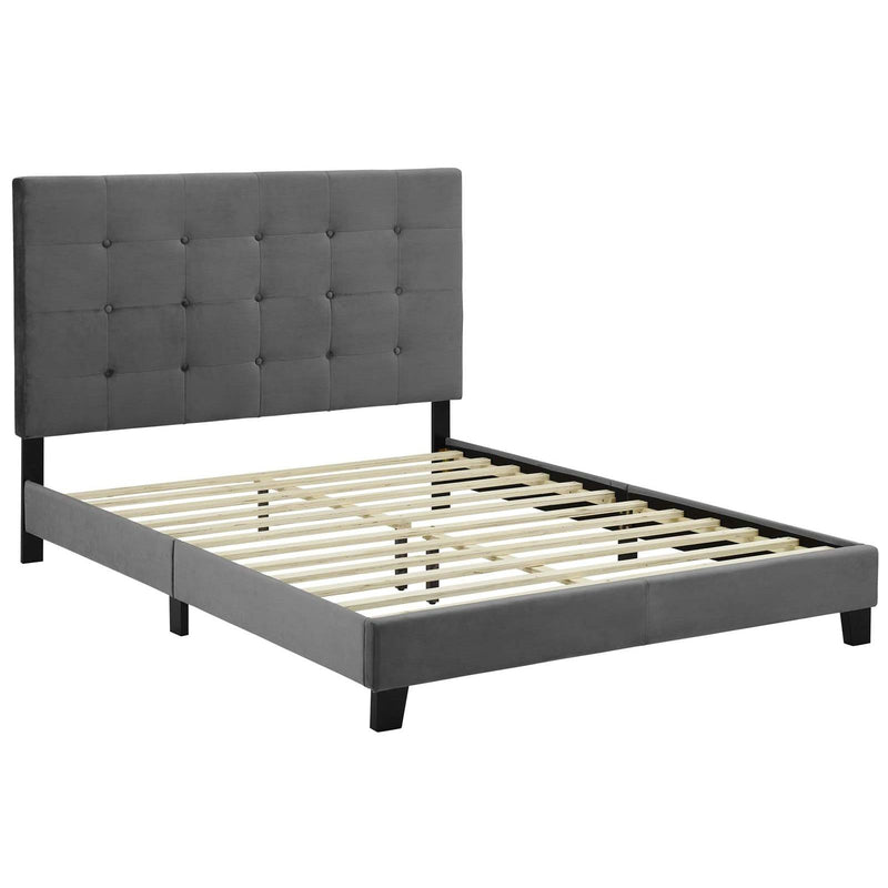 Modway Furniture Melanie Full Fabric Platform Bed MOD-5819-GRY IMAGE 4