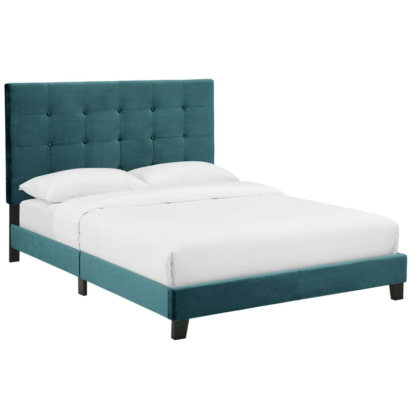 Modway Furniture Melanie Queen Fabric Platform Bed MOD-5822-SEA IMAGE 2