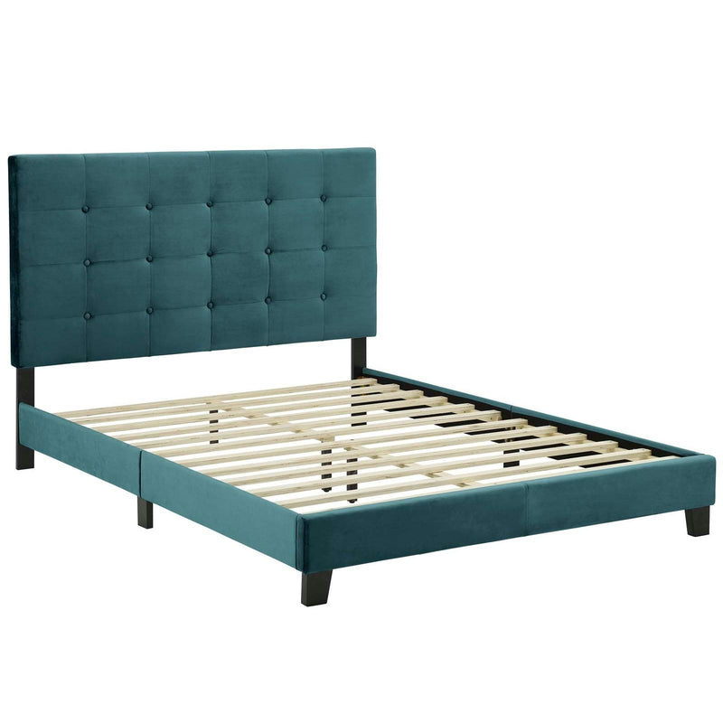 Modway Furniture Melanie Queen Fabric Platform Bed MOD-5822-SEA IMAGE 4