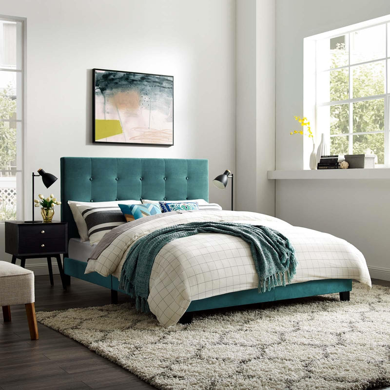 Modway Furniture Melanie Queen Fabric Platform Bed MOD-5822-SEA IMAGE 5