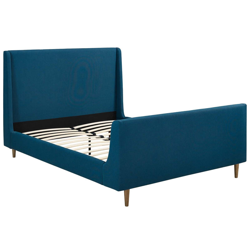 Modway Furniture Aubree Queen Fabric Platform Bed MOD-5824-AZU IMAGE 4