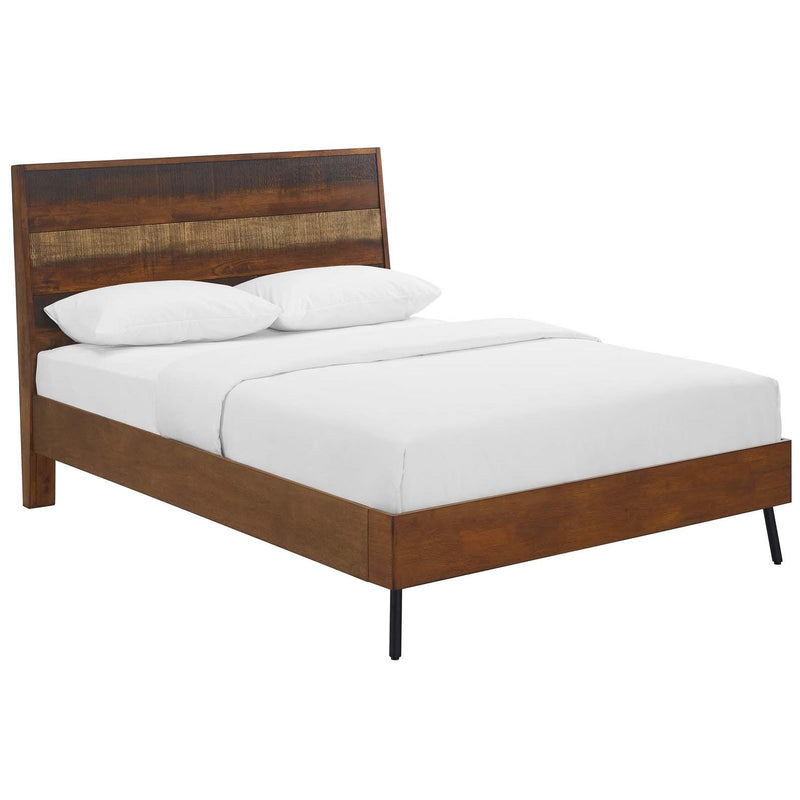 Modway Furniture Arwen Queen Platform Bed MOD-5831-WAL IMAGE 2