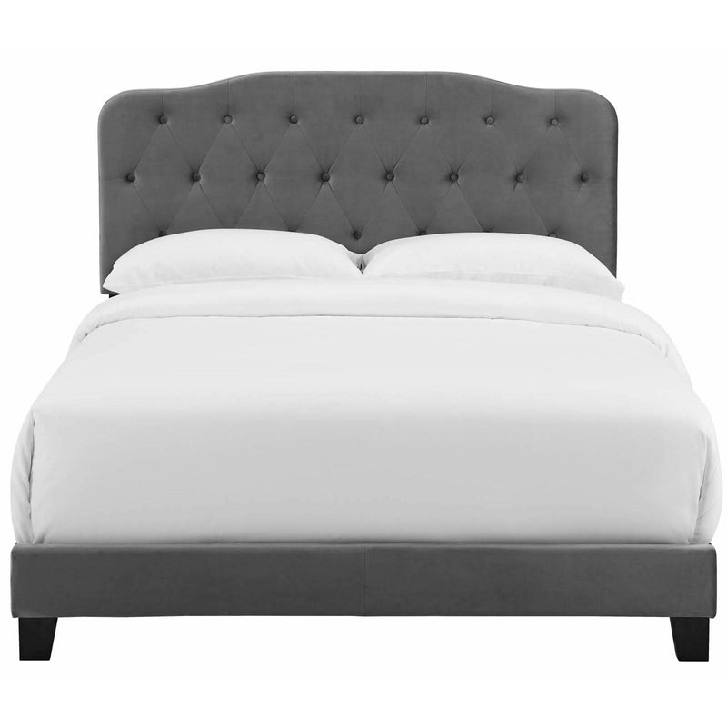 Modway Furniture Amelia Queen Fabric Platform Bed MOD-5864-GRY IMAGE 1