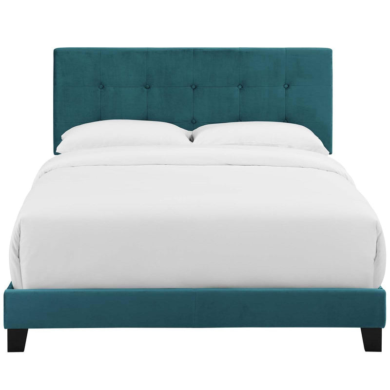 Modway Furniture Amira Queen Upholstered Platform Bed MOD-5867-SEA IMAGE 1