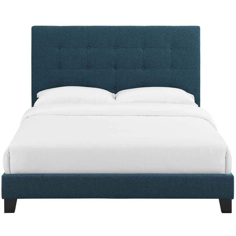 Modway Furniture Melanie Twin Upholstered Platform Bed MOD-5877-AZU IMAGE 1