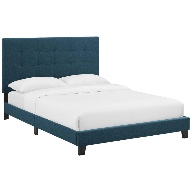 Modway Furniture Melanie Twin Upholstered Platform Bed MOD-5877-AZU IMAGE 2