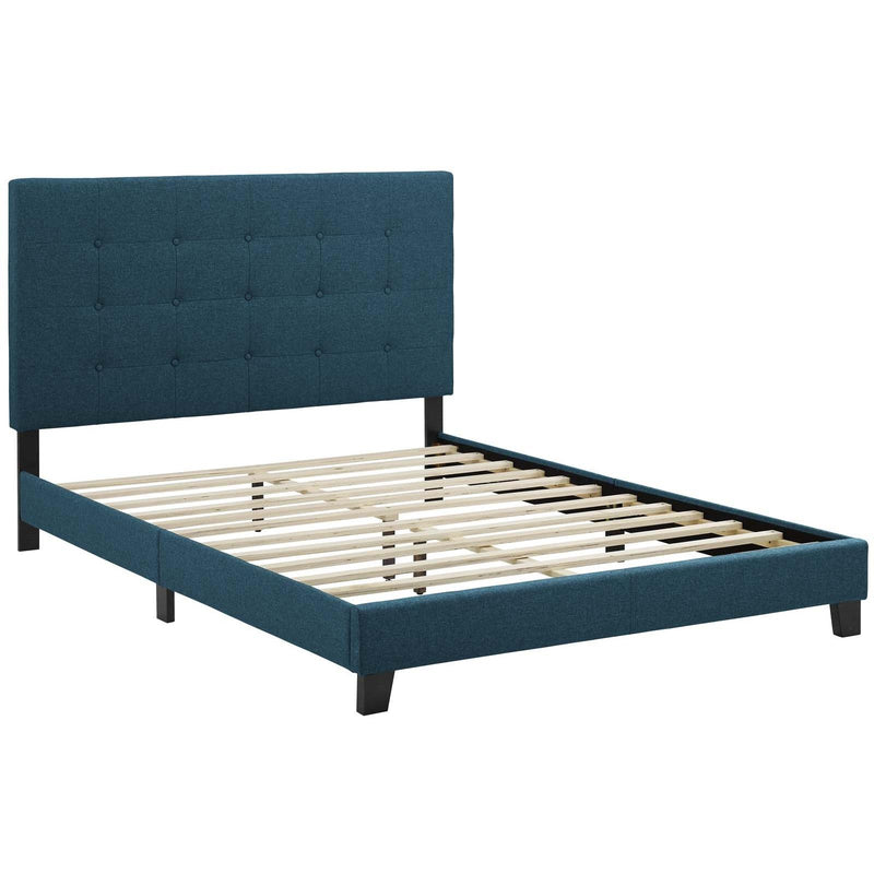 Modway Furniture Melanie Twin Upholstered Platform Bed MOD-5877-AZU IMAGE 4