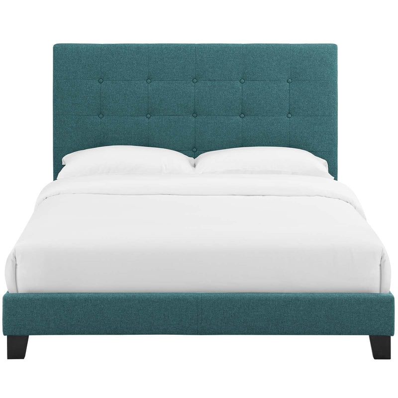 Modway Furniture Melanie Twin Upholstered Platform Bed MOD-5877-TEA IMAGE 1