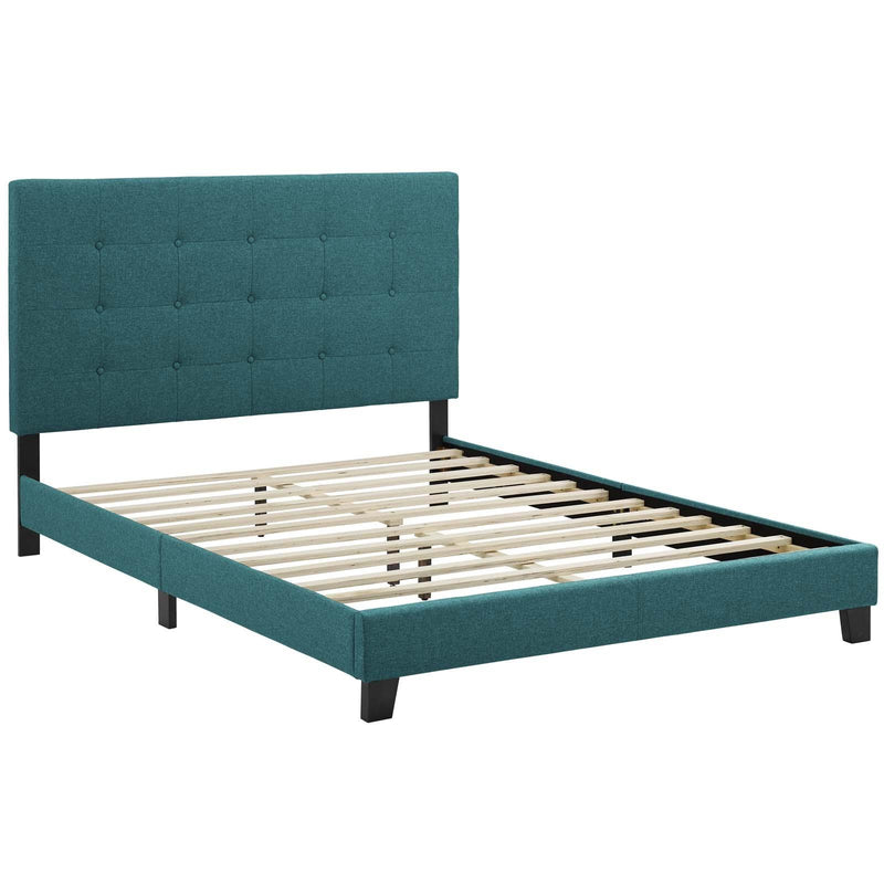 Modway Furniture Melanie Twin Upholstered Platform Bed MOD-5877-TEA IMAGE 4