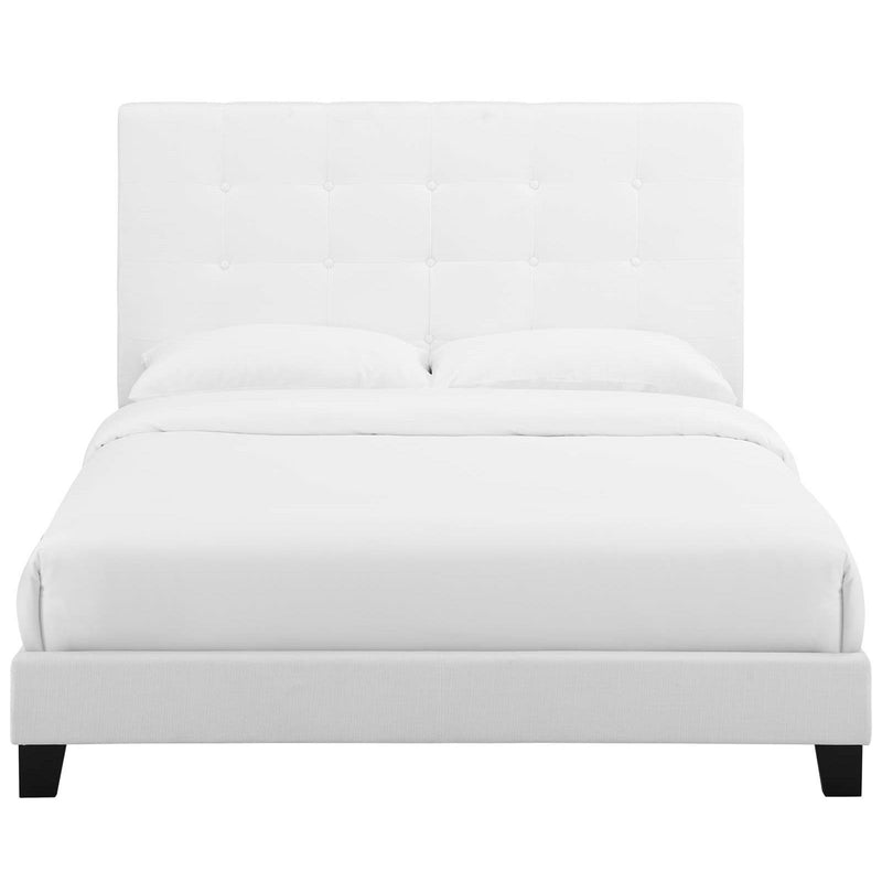 Modway Furniture Melanie Full Upholstered Platform Bed MOD-5878-WHI IMAGE 1