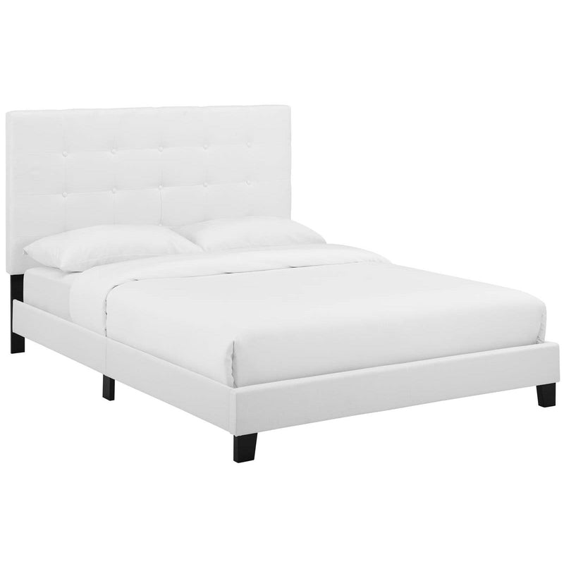 Modway Furniture Melanie Full Upholstered Platform Bed MOD-5878-WHI IMAGE 2