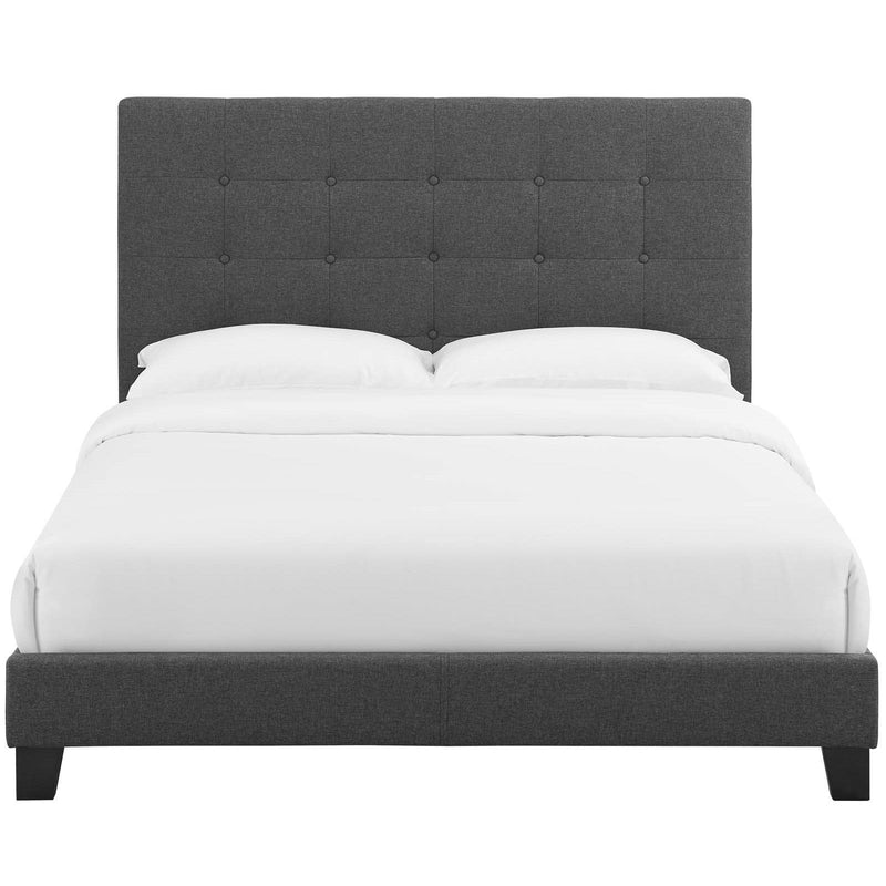 Modway Furniture Melanie Queen Upholstered Platform Bed MOD-5879-GRY IMAGE 1