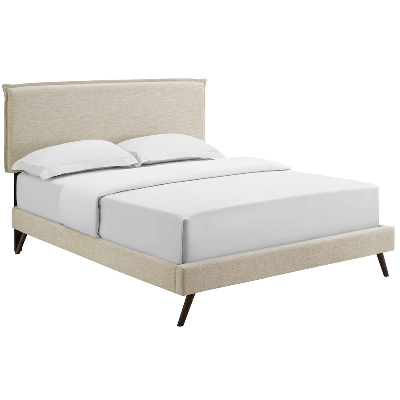 Modway Furniture Amaris Queen Upholstered Platform Bed MOD-5904-BEI IMAGE 2