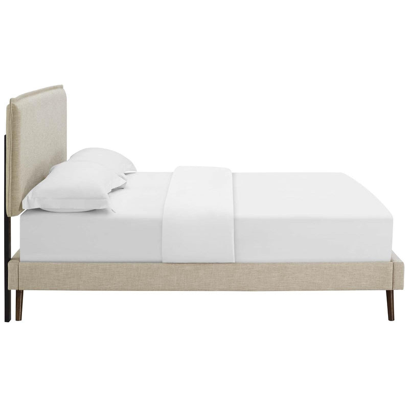 Modway Furniture Amaris Queen Upholstered Platform Bed MOD-5904-BEI IMAGE 3